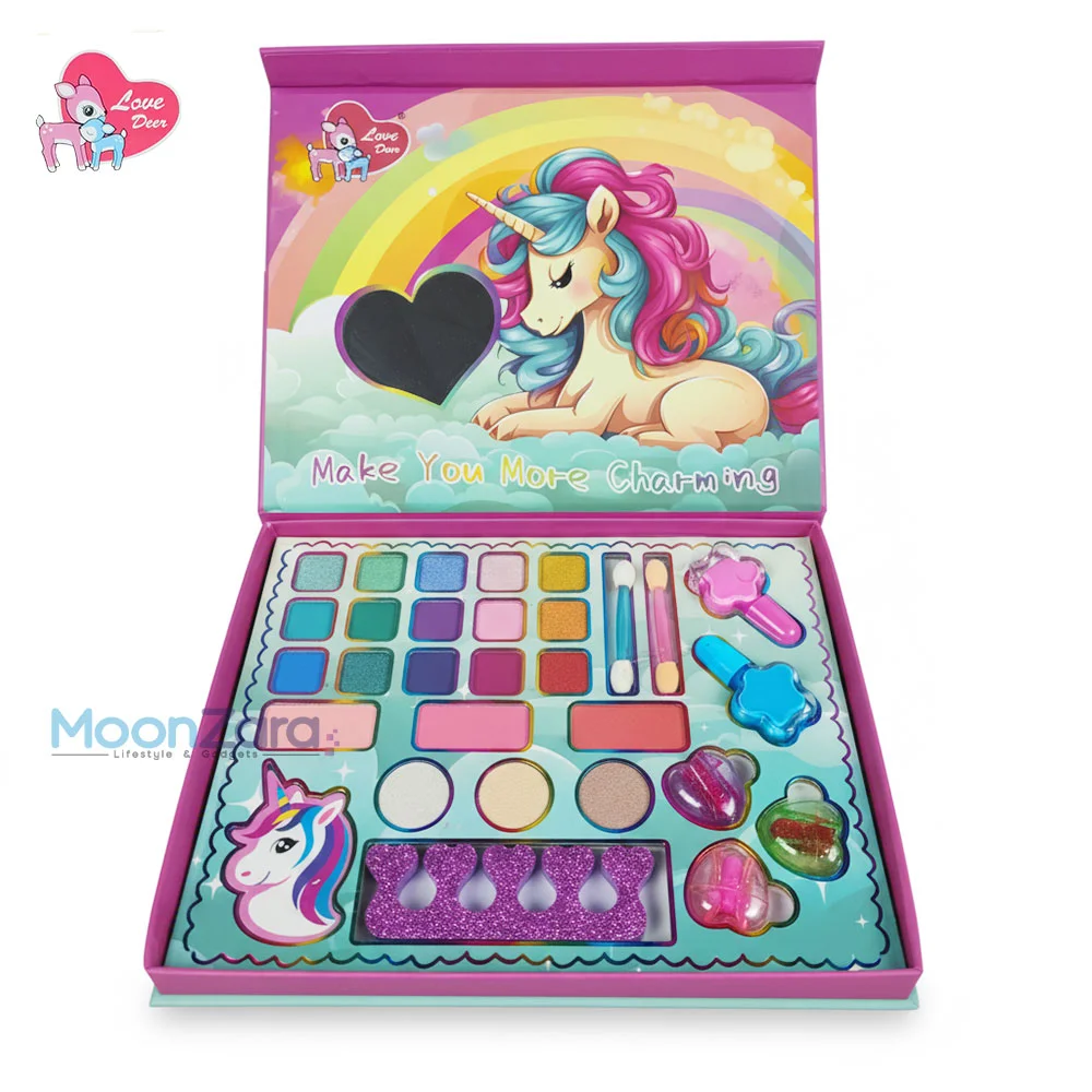 My Beauty Makeup Set 30-Piece – Unicorn Baby Girl Beauty Kit LK28585