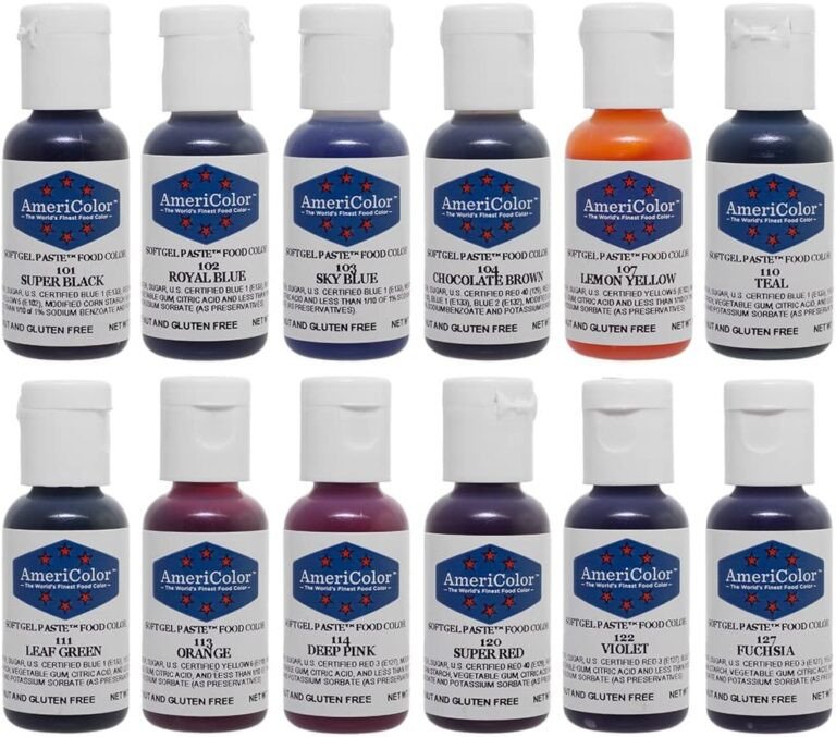 AmeriColor 12pcs Food Coloring Student Kit, 0.75 Ounce Bottles Soft Gel Paste Colors 2131