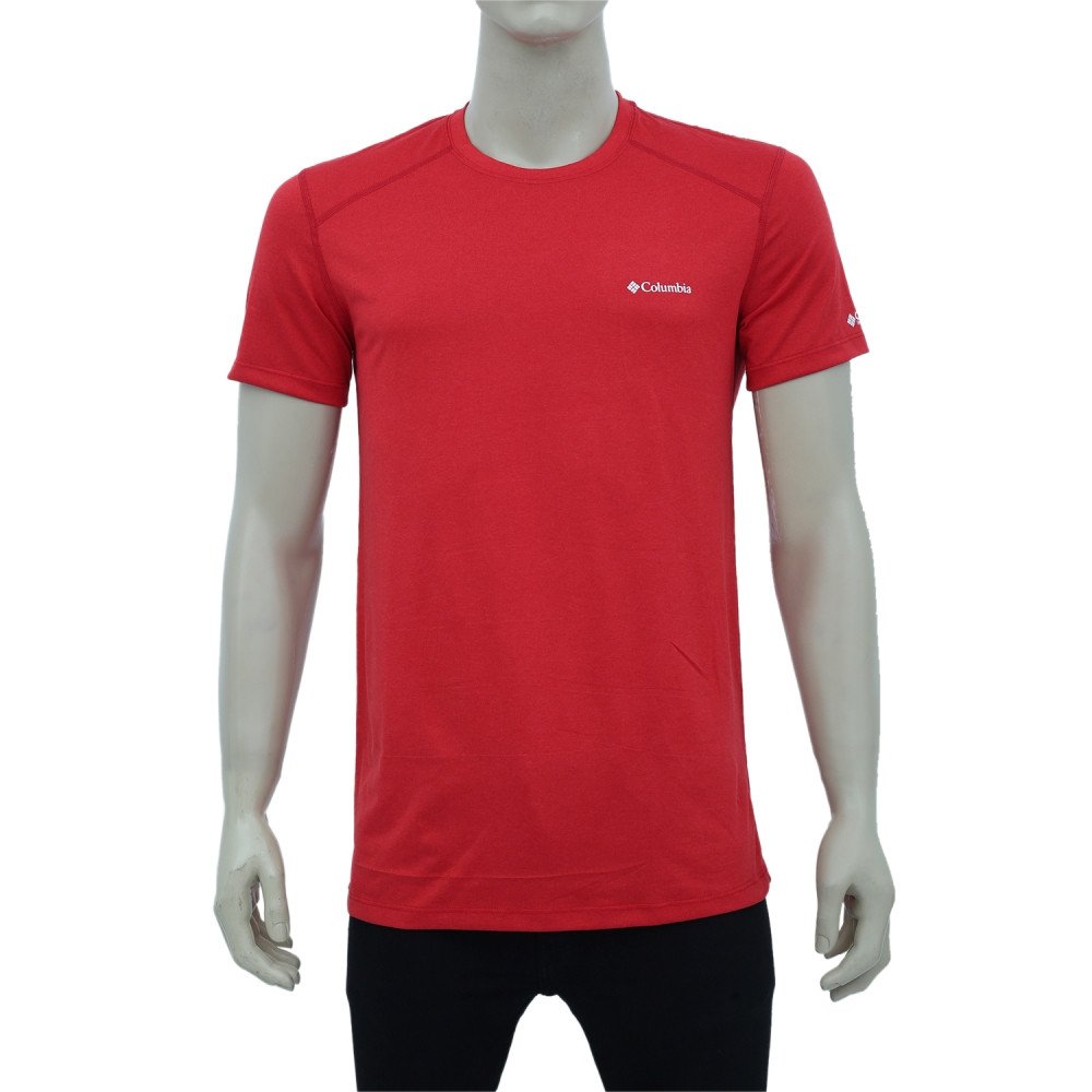 Columbia Men’s Short Sleeve T-Shirt – Red